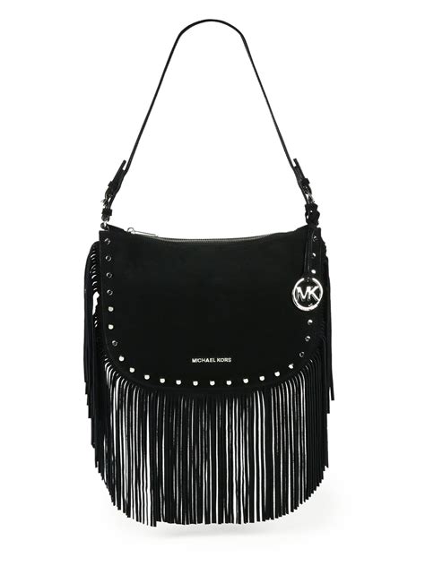 michael kors small billy messenger fringe bag|MICHAEL Michael Kors Billy Small Messenger .